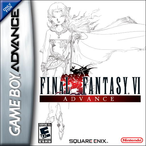 Final Fantasy VI Advance box art for GameBoy Advance